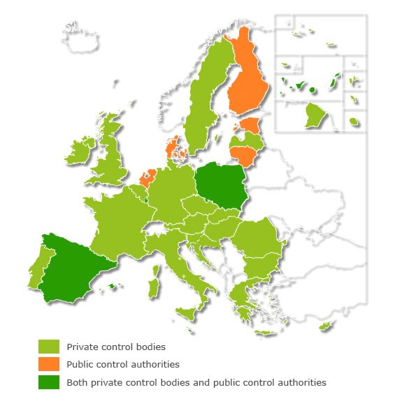 Certififation authorities map